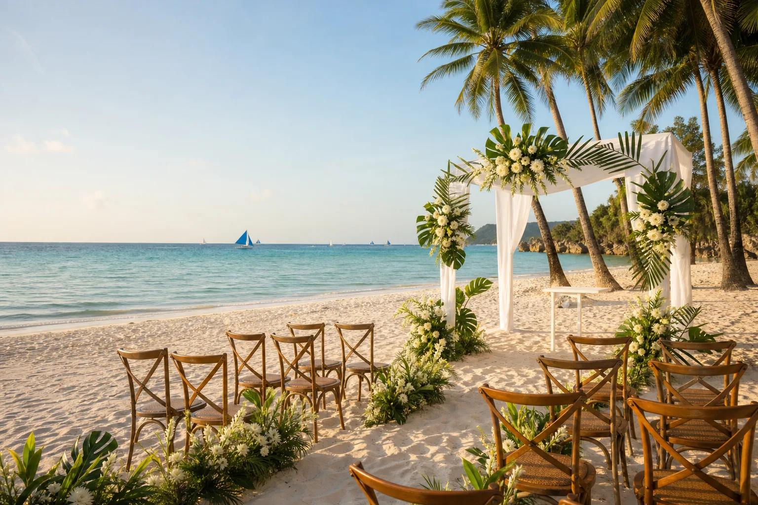 A beachfront wedding celebration at Ambassador in Paradise